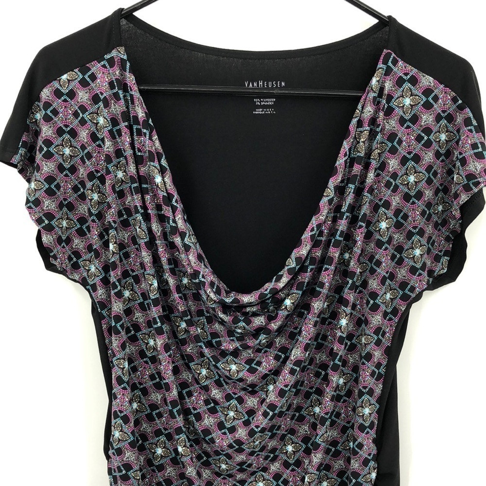 Van Heiden Ruched Blouse Size L